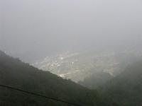 wolkenverhangener Blick vom Encumeada-Pass