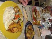 Degenfisch-Abendessen im Restaurant ?Atlantis?