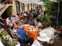 Apfelgelee+Zitronengrastee+Nusskuchen