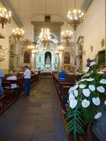 geschmückte Kirche in Canico