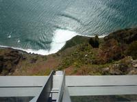 Steilküste in 580 Meter Höhe