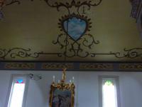 in Sao Vicente - Kirche mit  Blick zum Himmel