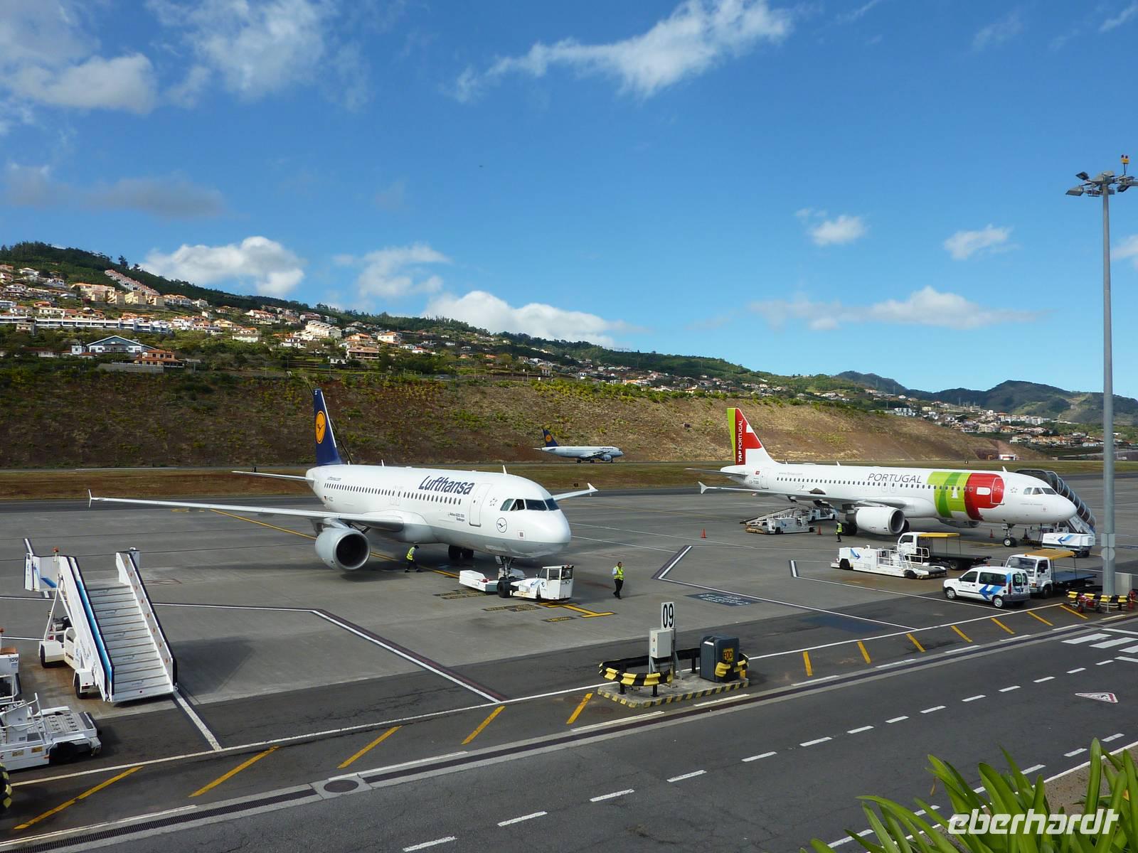 Betrieb auf dem Flughafen Santa Catarina