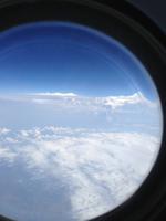 Blick aus dem A 320-200 bei Hinflug