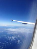 Blick aus dem A 320-200 bei Hinflug