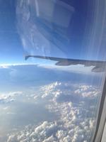 Blick aus dem Fenster A-321-200 Rückflug Berlin Tegel