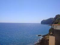 Blick entlang der Küste