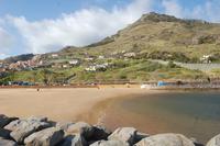 Blick zurück zum Aussichtspunkt hoch oben