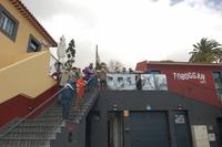 nach der Korbschlittenfahrt in Monte