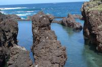 natürl. Schwimmbecken aus Lavagestein