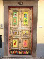 Funchal - Haustür in der Rua da Santa Maria