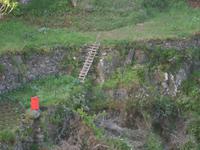 Levada-Wanderung - Hilfsmittel für das letzte Stück des Aufstieg