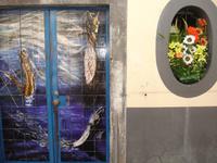 Funchal - Haustür in der Rua da Santa Maria