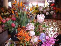 Markthalle in Funchal mit Blumen