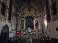 Kircheninnenraum von der Kirche von Santa Cruz