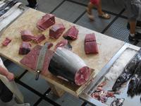 Tunfisch in der Fischhalle