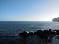 Einleitung der Abendstunde am Atlantik