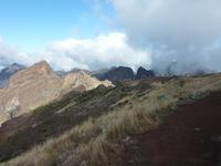 Weg vom Pico do Arieiro zum Pico Ruivo