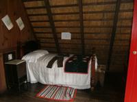 Blick in eine kleine Hütte