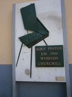 Hier malte schon W. Churchill