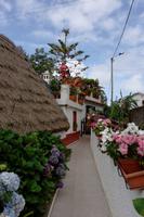 altes strohgedecktes Haus in Santana