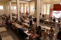Fischhalle in der Markthalle in Funchal