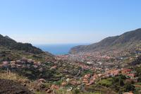 Ausblick während der Wanderung entlang der Levada von Marocos