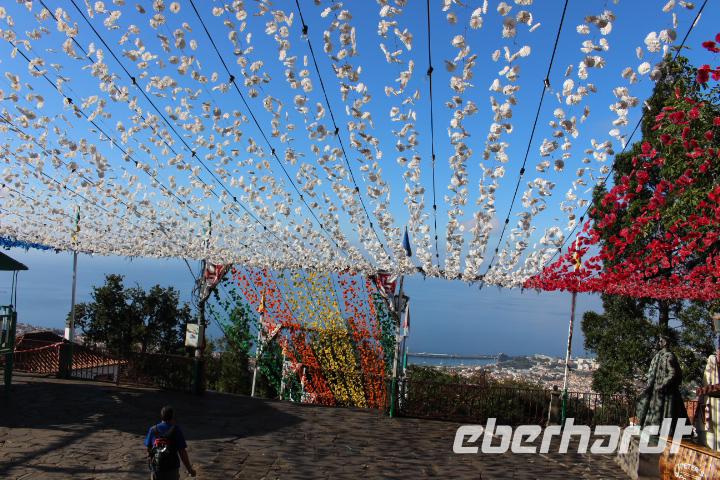 Monte geschmückt für Maria Himelfahrt
