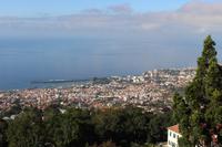 Blick von Monte auf Funchal