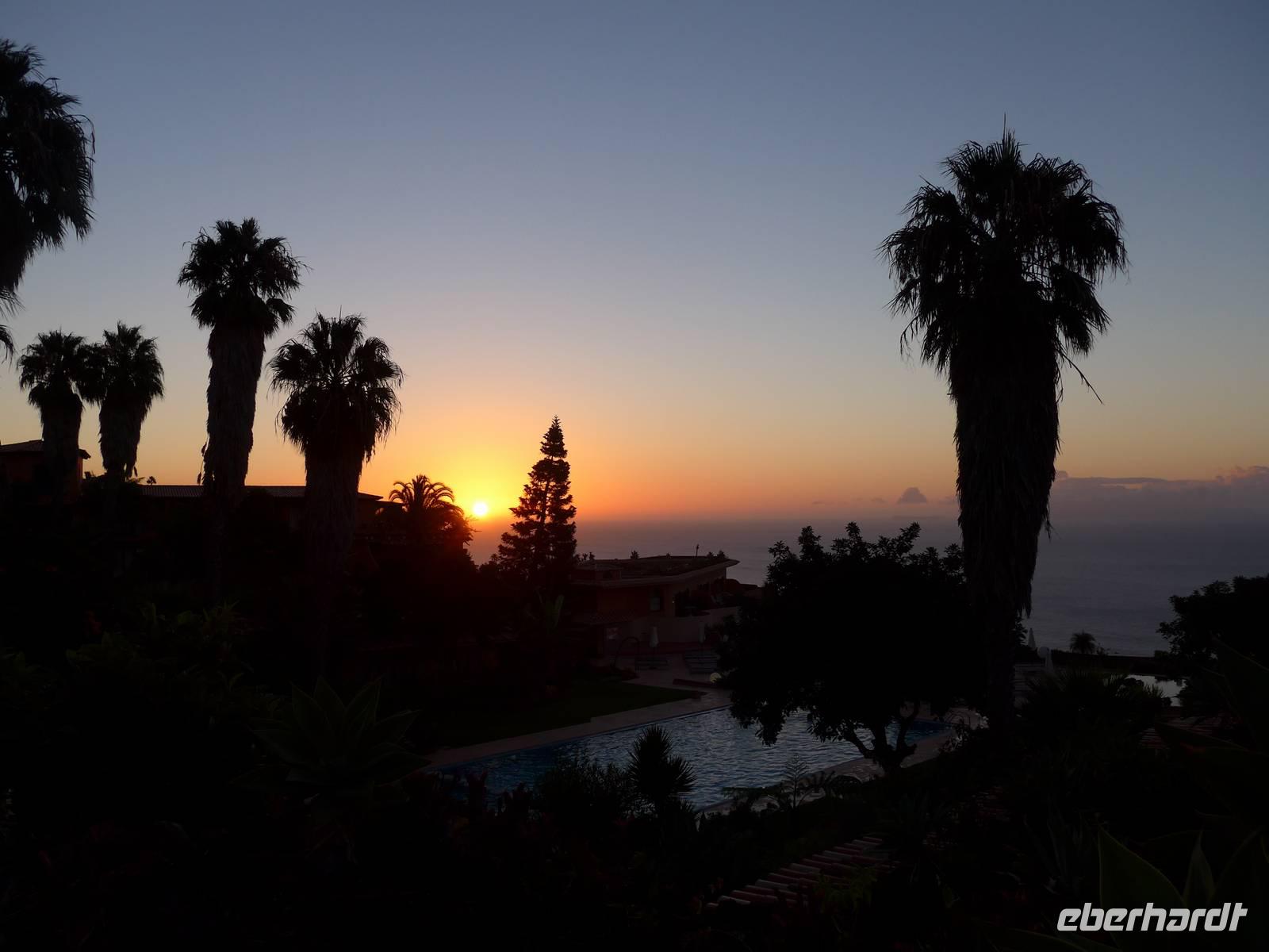 Madeira, Sonnenaufgang in Canico