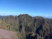 Madeira, Blick vom Pico do Arieiro zum Pico Ruivo