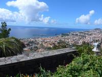 Madeira, Funchal, Blick von der Orchideen- Fundation