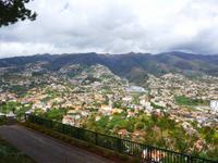 Madeira, Blick auf Santo Antonio vom Pico dos Barcelos