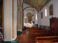 Madeira, Sao Vicente, Seitenschiff in der Kirche