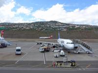 Madeira, Flughafen, unser Flugzeug für den Heimflug