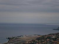 Blick auf Flughafen
