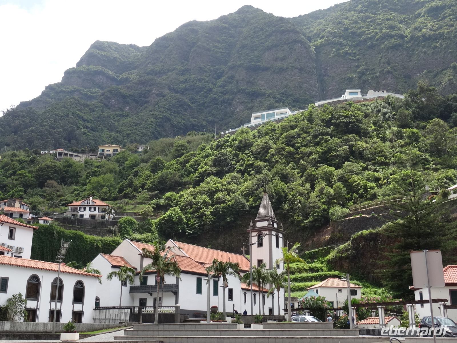 Blick auf das Zentrum von Sao Vicente