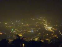 Blick auf das nebelige Funchal