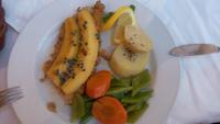 Canico de Baixo, Schwarzer Degenfisch im Restaurant Inn & Art