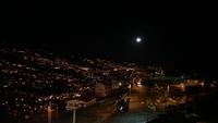 Funchal, zum Abendessen mit Espetada ins Restaurant Quinta Estacao, Blick von der Terrasse