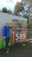Madeira: Cabo Girao mit Reisebegleitung Inge