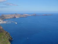 Pico do Facho und die Ostspitze der Insel