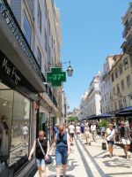 + 37 Grad im Schatten, Zentrum von Lissabon
