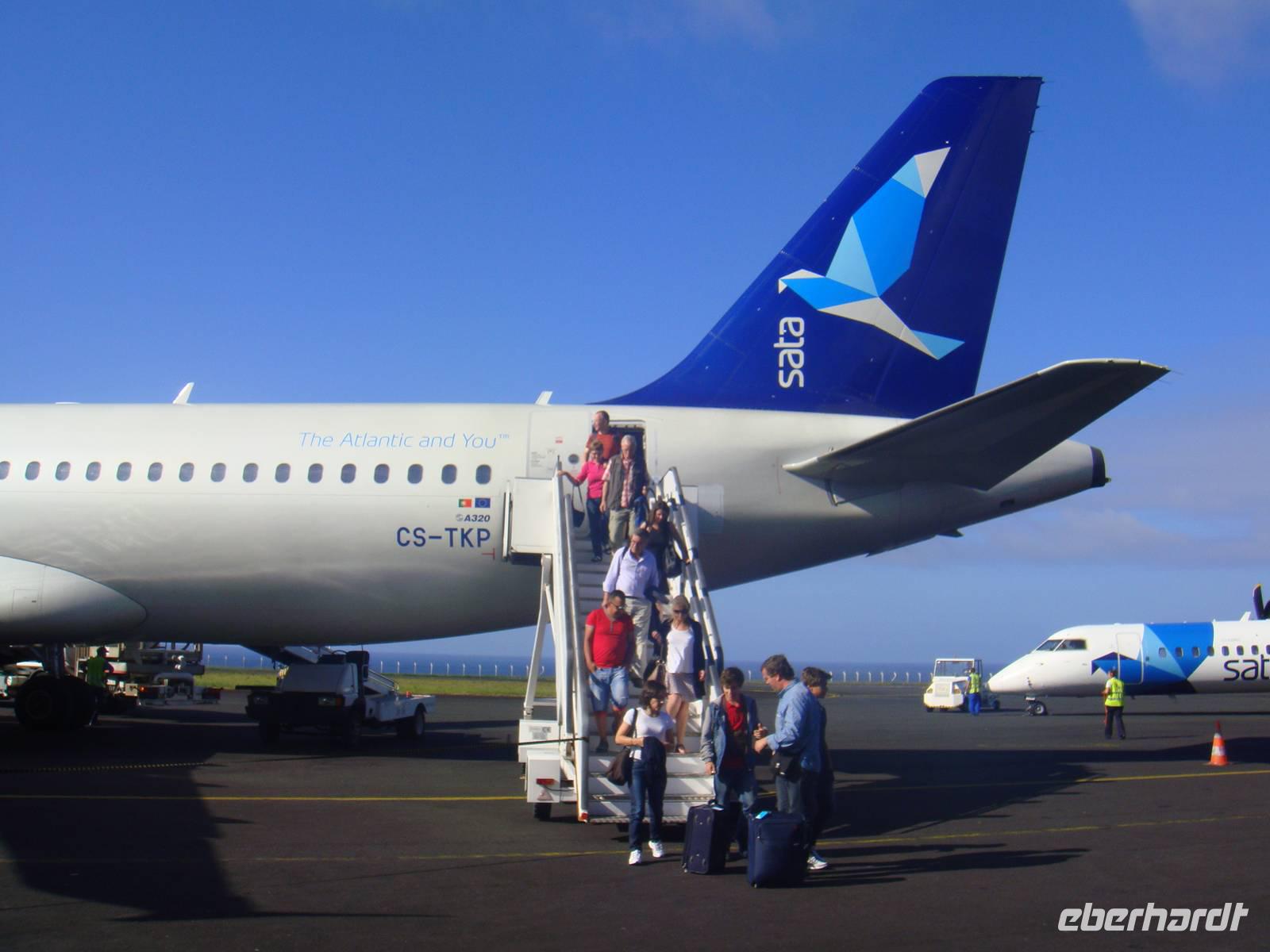 Ankunft auf Fajal (Horta)