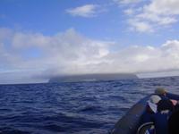 Blick auf Insel Corvo