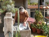 Wäsche waschen ganz traditionell