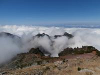 auf dem Pico Ruivo-über den Wolken
