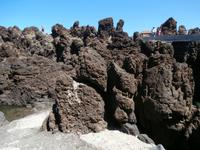 Porto Moniz Madeira-Lavabecken im Vulkangestein