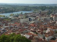 Blick auf Coimbra von der Uni aus
