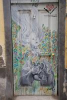 Kunstaktion in der Altstadt von Funchal